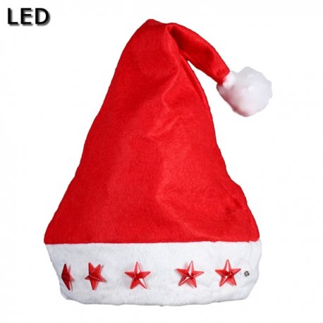 Fanient Cappelli Natalizi a LED Illuminano i Cappelli Natalizi Cappello Natalizio con Stampa Dinosauro con Luci a LED