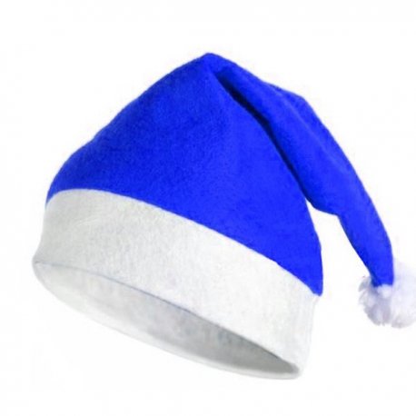 Cappellino Inter Natale 2021 - Berretto Unisex, Blu, Con Pon Pon E Logo Ricamato - Foto 2